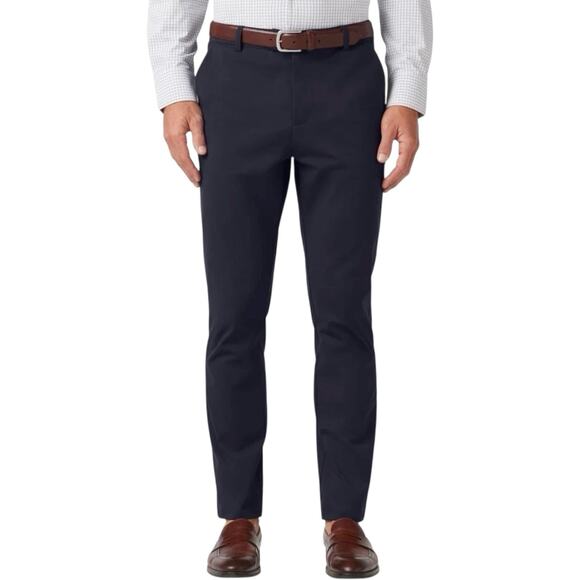 Mizzen + Main Upton Chino Pant Straight Leg Black Four Way Stretch $148 Sz 38/32 - Picture 1 of 12